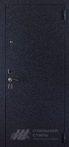 Стальная дверь серый порошок с белой МДФ панелью №33 с отделкой Порошковое напыление - фото