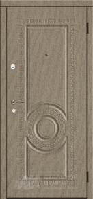 Дверь для дачи с МДФ панелями ДЧ №5 с отделкой МДФ ПВХ - фото